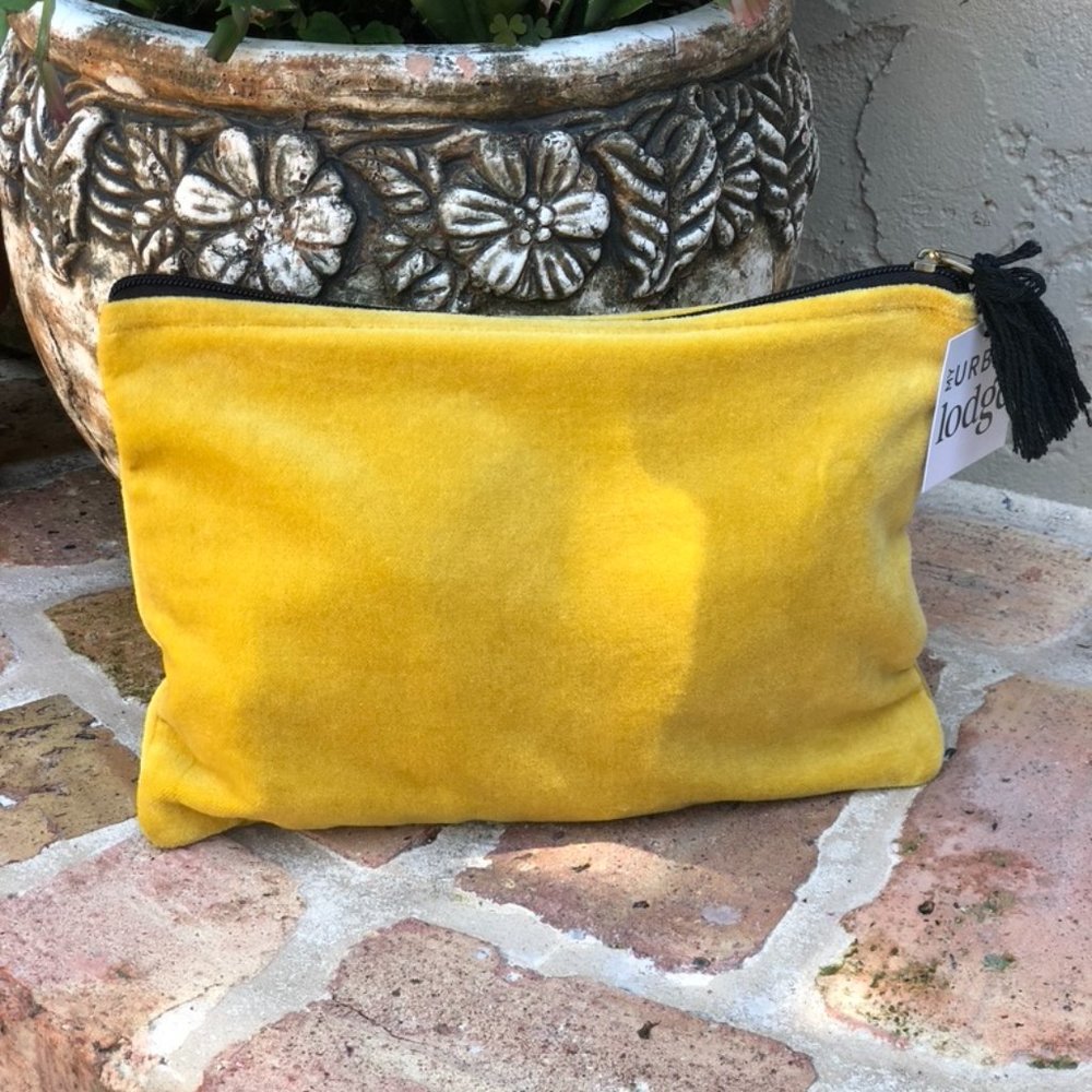 Velvet Pouch with Tassel